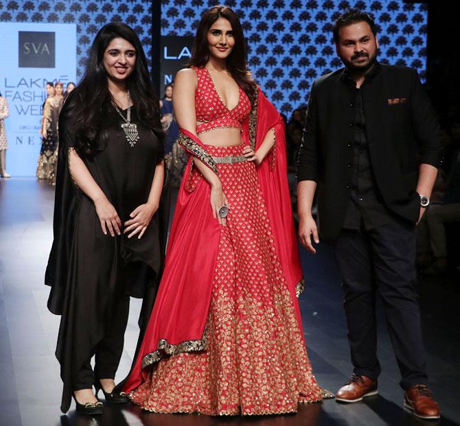 Vaani Kapoor Lakme Fashion Week showstopper bridal lehenga