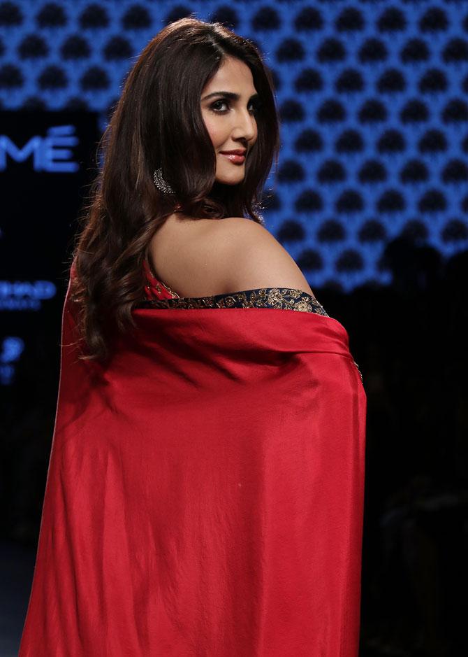 Vaani Kapoor Lakme Fashion Week showstopper bridal lehenga