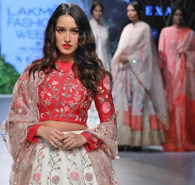 Shraddha Kapoor bride Rahul Misra Lakme Fashion Week