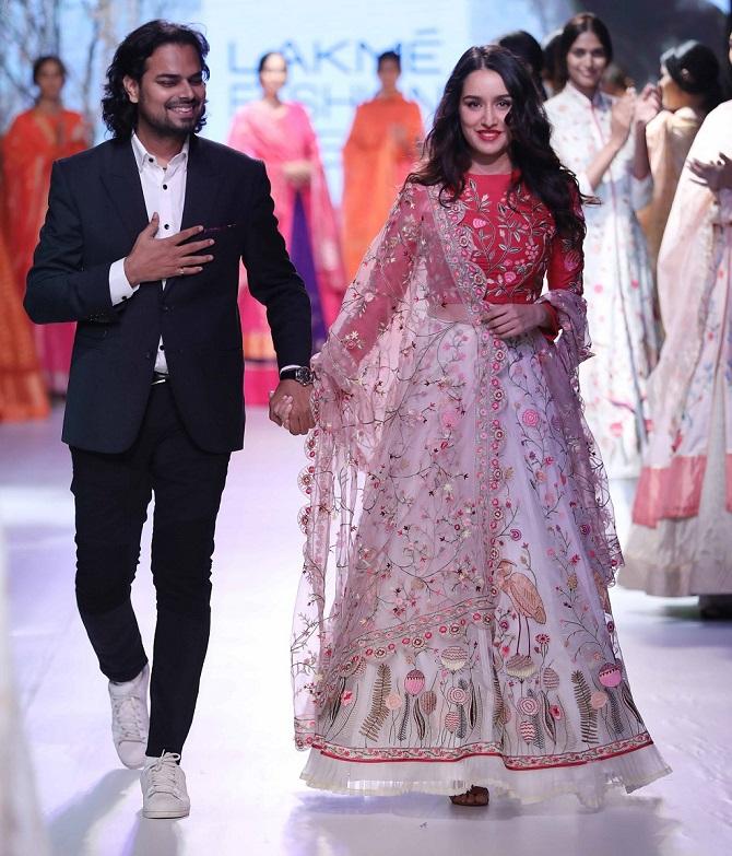 Shraddha Kapoor bride Rahul Misra Lakme Fashion Week