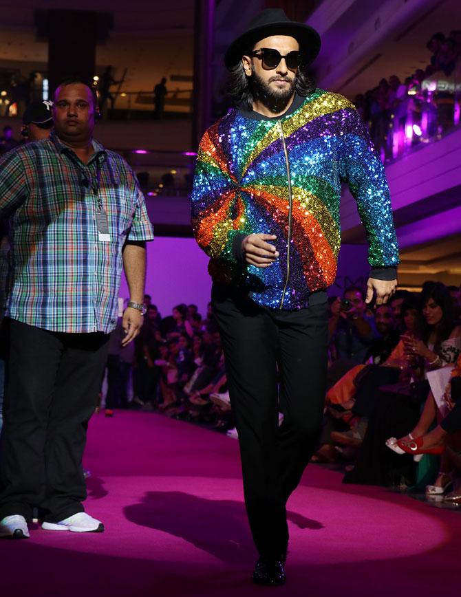 Ranveer Singh Manish Arora Showstopper Lakme Fashion Week