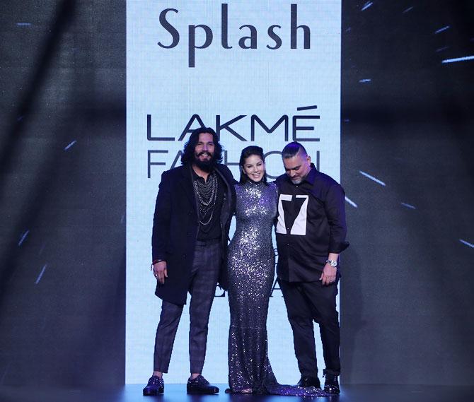 Sunny Leone and Randeep Hooda Splash India Lakme Fashion Week