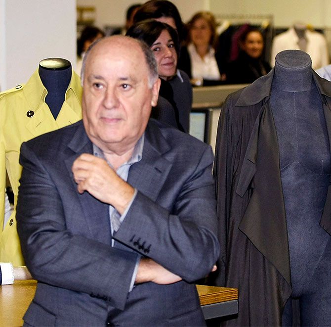 Inditex Zara founder Amancio Ortega world's richest person