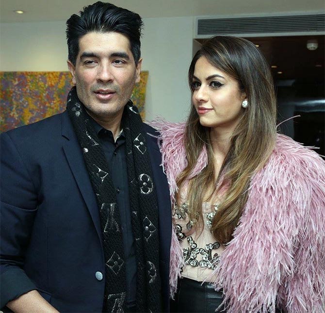 Manish Malhotra and Natasha Poonawalla