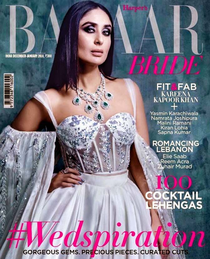 Kareena Kapoor Khan on Harper's Bazaar Bride