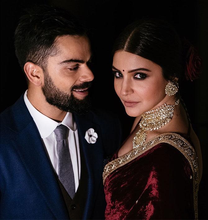 Virat Kohli and Anushka Sharma Wore Sabyasachi. See What He Did With Tuscan  Flowers