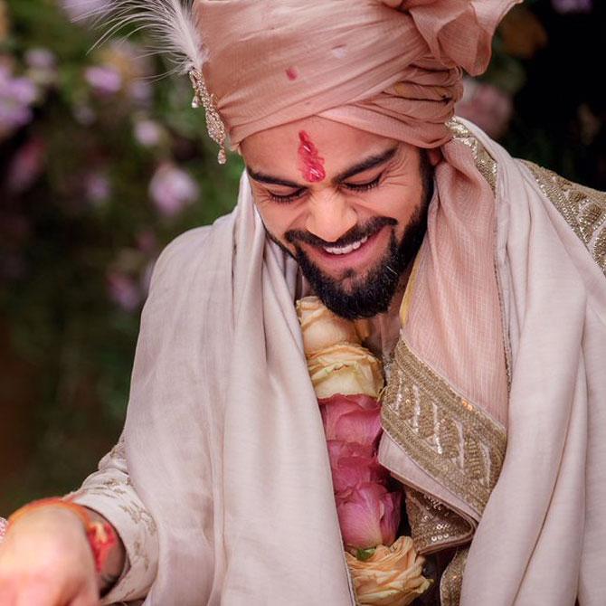 Virat kohli shop wedding dress pics