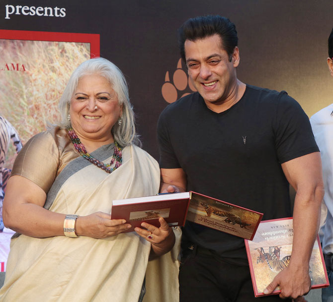 Salman Khan and Bina Kak