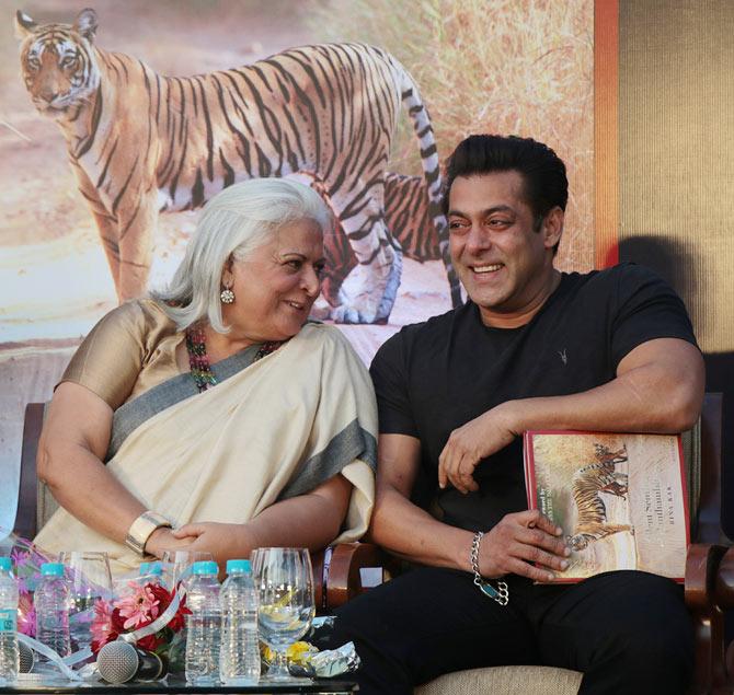 Salman Khan and Bina Kak