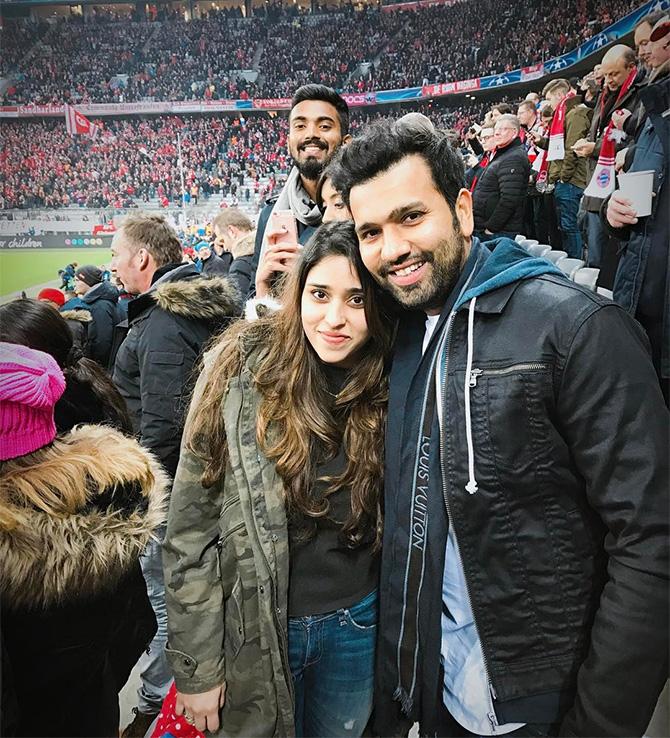 Rohit Sharma and Ritika