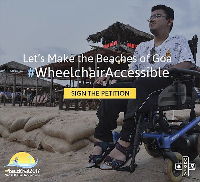 Making the Goan beaches accessible to the differently-abled