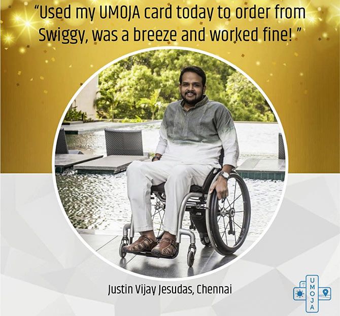 The Umoja card -- the first discount card in India for the differently abled