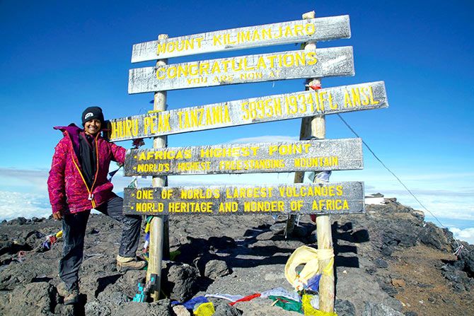 Mona Patel Mt Kilimanjaro