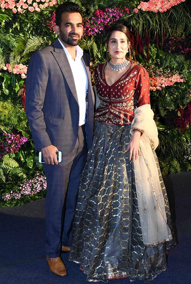 Zaheer Khan and Sagarika Ghatge