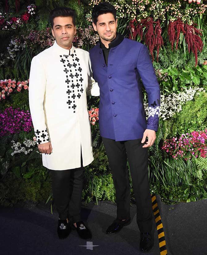 Karan Johar and Sidharth Malhotra