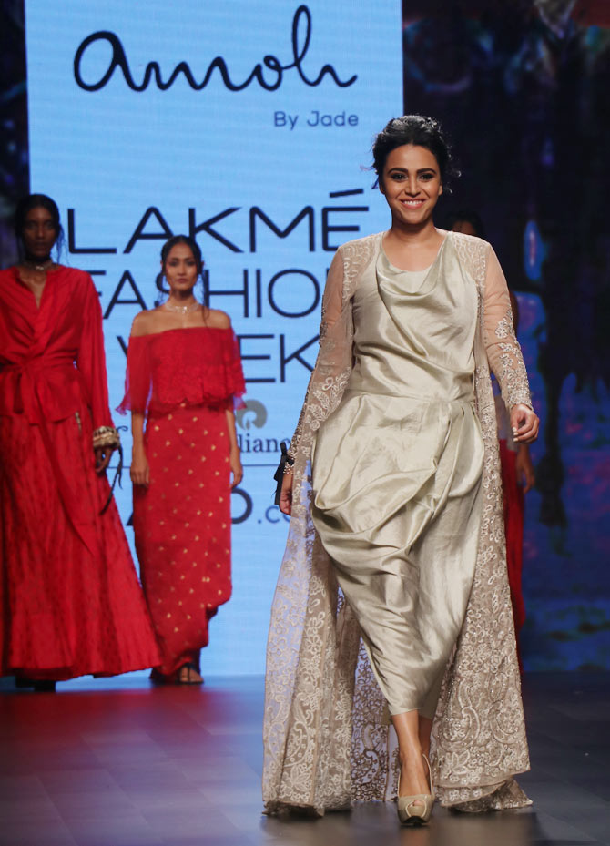 Monica Shah and Karishma Swali collection at Lakme Fashion Week 2017