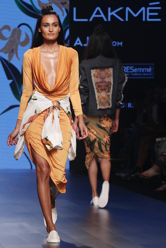 Farah Sanjana collection at Lakme Fashion Week Summer/Resort 2017