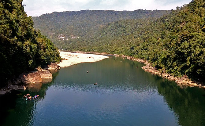 Umngot Dawki Bangladesh Meghalaya