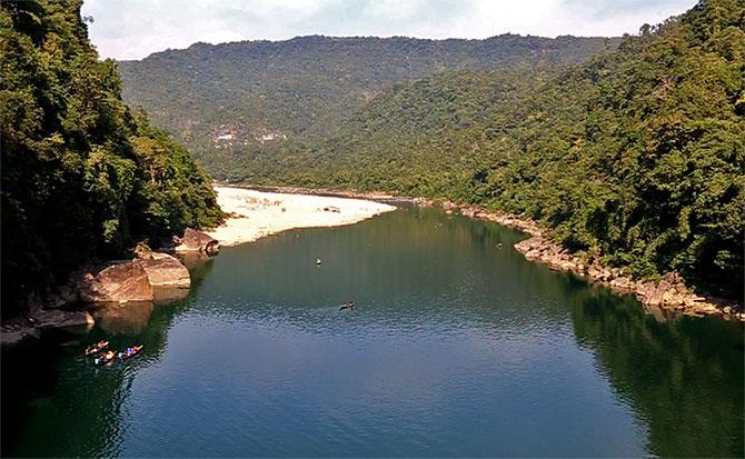 Umngot Dawki Bangladesh Meghalaya