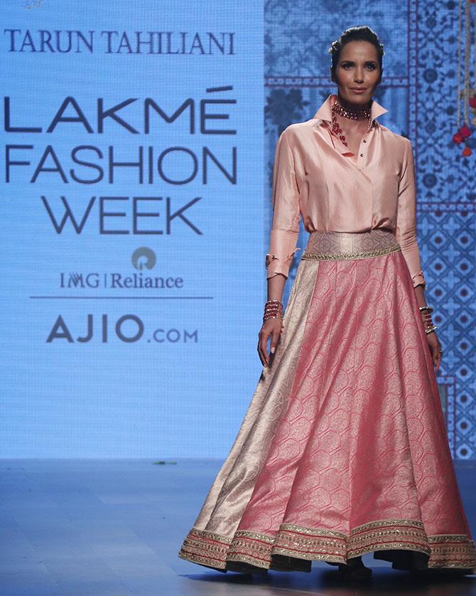 Padma Lakshmi for Tarun Tahiliani