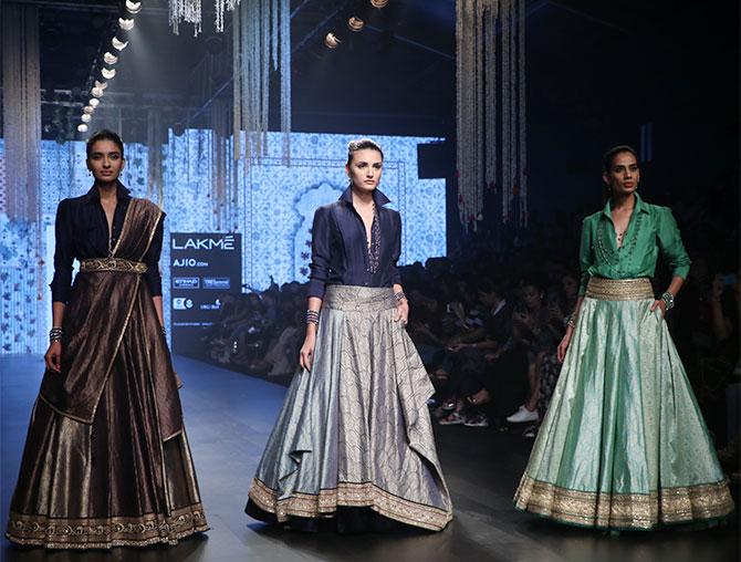 Padma Lakshmi for Tarun Tahiliani