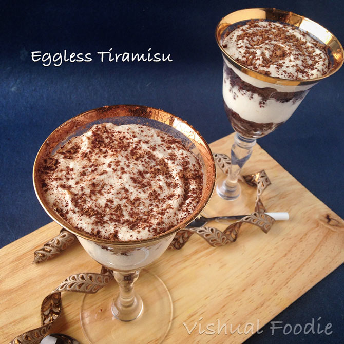 Eggless Tiramisu