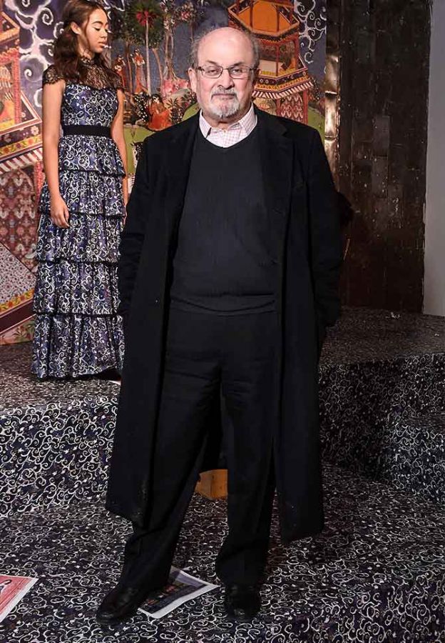 Salman Rushdie at NYFW
