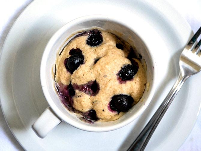 Blueberry Mug Cake