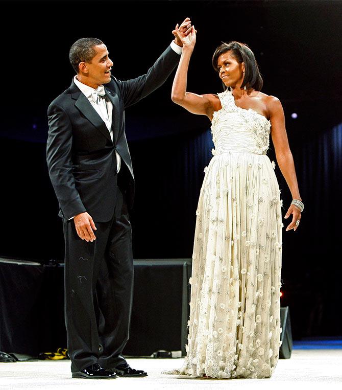 Michelle and Barack Obama