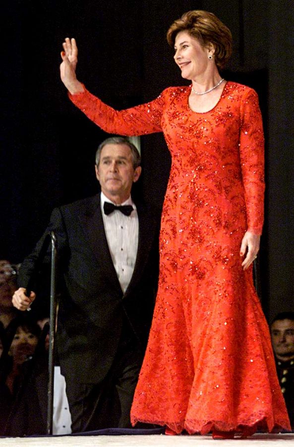 Laura and George Bush