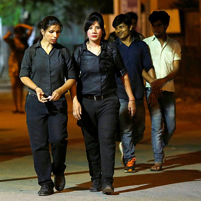 Mehrunissa and Tarannum female bouncers