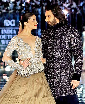 Manish Malhotra's wedding couture: Ranveer Singh and Alia Bhatt