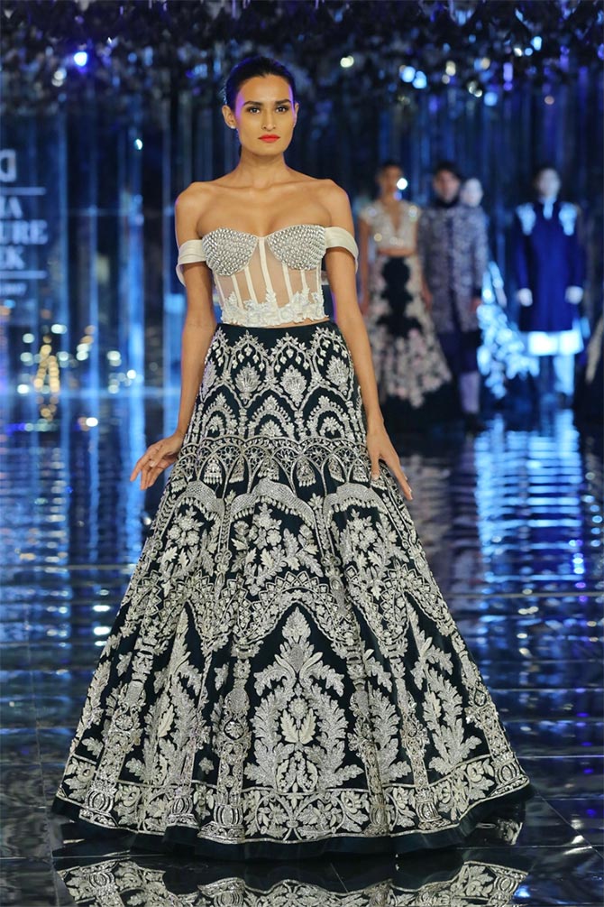 India Couture Week: Alia, Ranveer walk for Manish Malhotra - Rediff.com ...