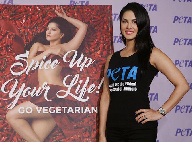 Sunny Leone for PETA