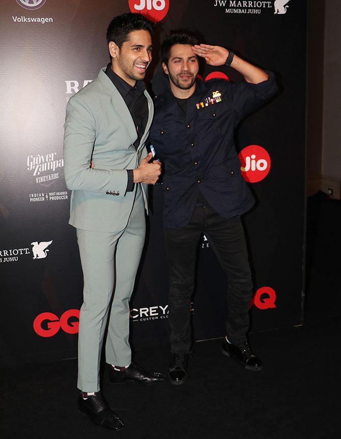 Sidharth Kapoor and Varun Dhawan