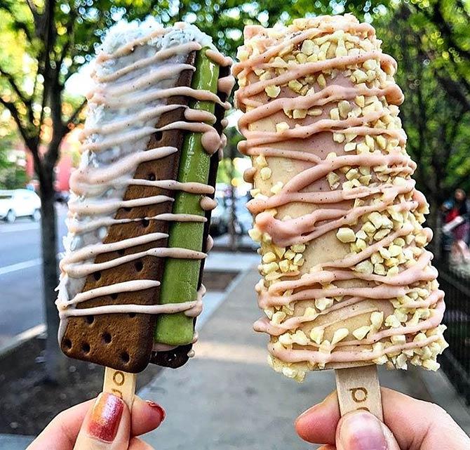 Ice cream sandwich popsicles