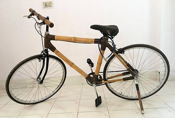 Bamboo bicycle