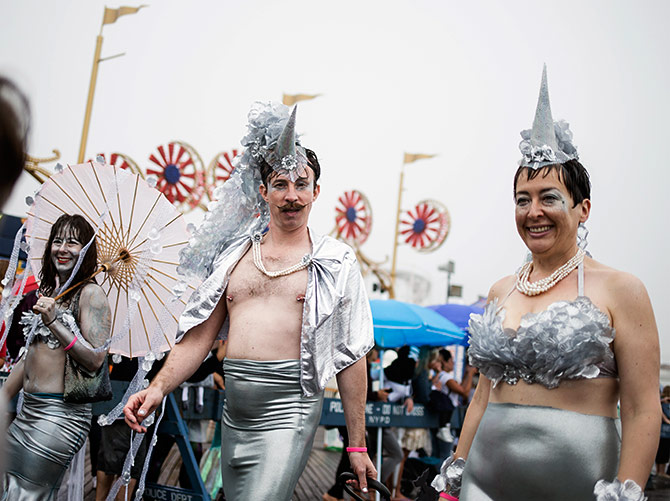 The mermaid parade