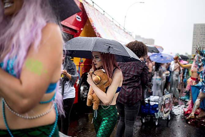 Mermaid parade