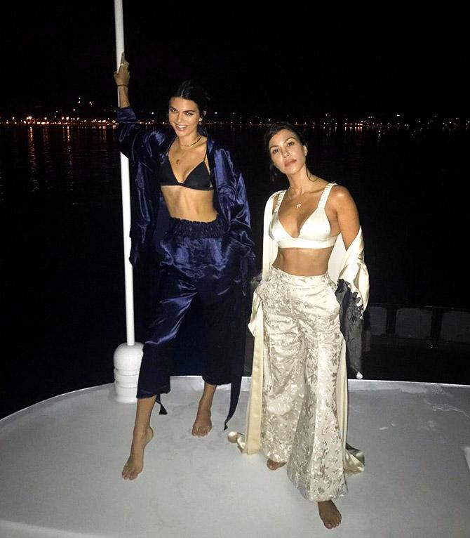 Kendall Jenner and Kourtney 