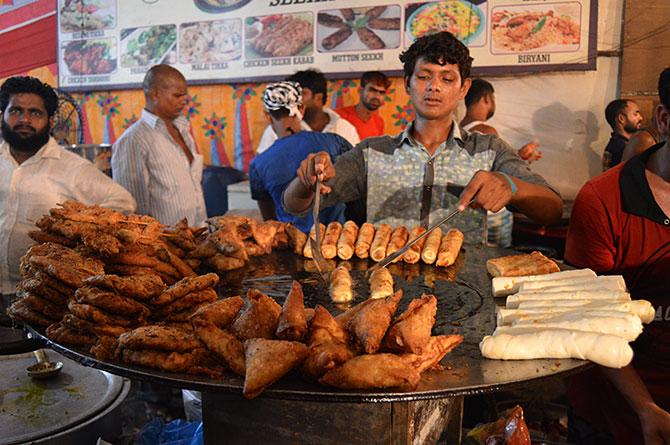 Kebas being prepared