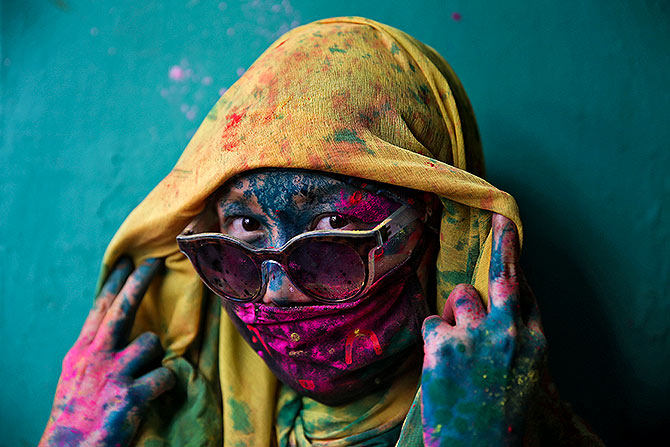 Holi in photos: Colours, crowds and celebrations