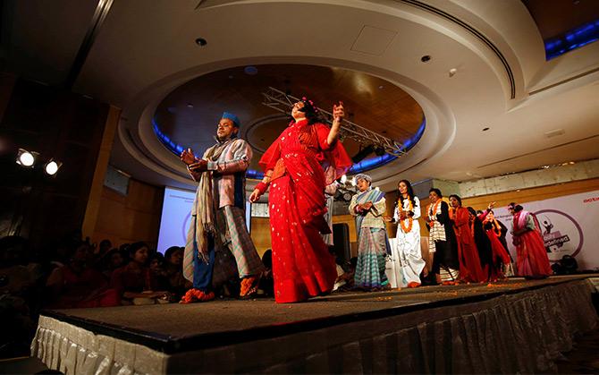 Acid attack fashion show in Bangladesh