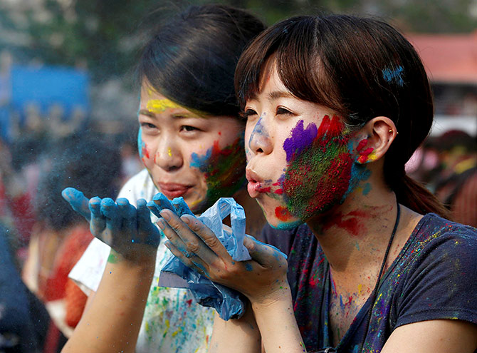 How are you celebrating Holi? Share your pix with us