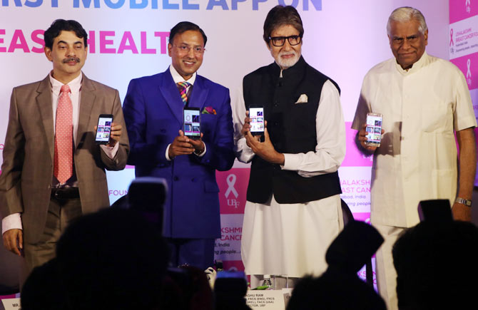 Amitabh Bachchan launched ABC of Breast Health app in Mumbai