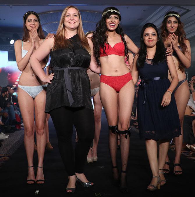 Triumph fashion show at India Intimate Fashion Week