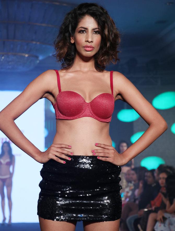 Triumph fashion show at India Intimate Fashion Week