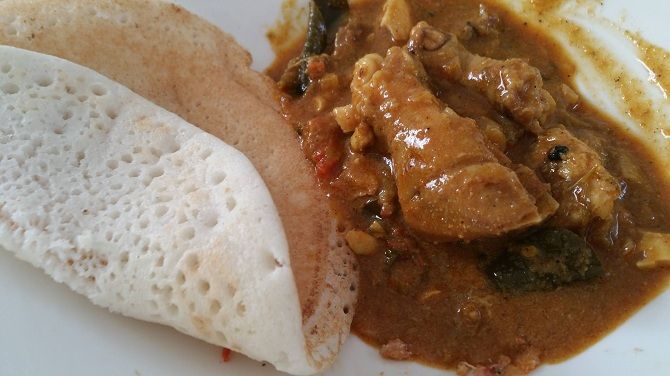 Creole food in Pondi