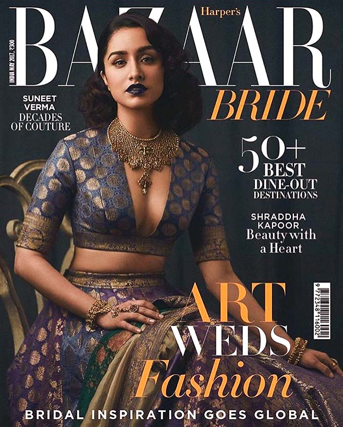 Smokin' hot! Like Shraddha's sexy bridal cover? - Rediff.com Get Ahead