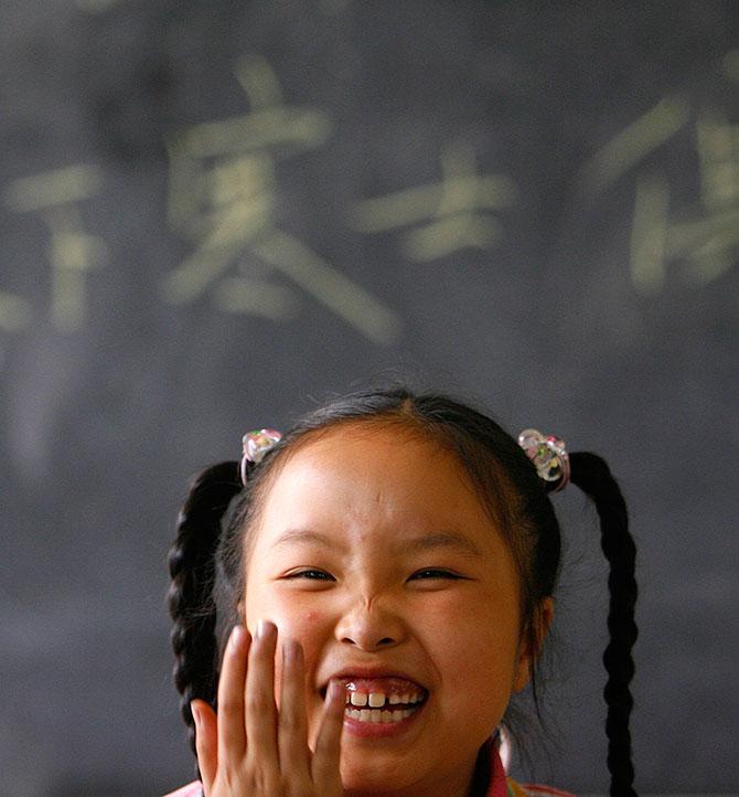 Girl laughing